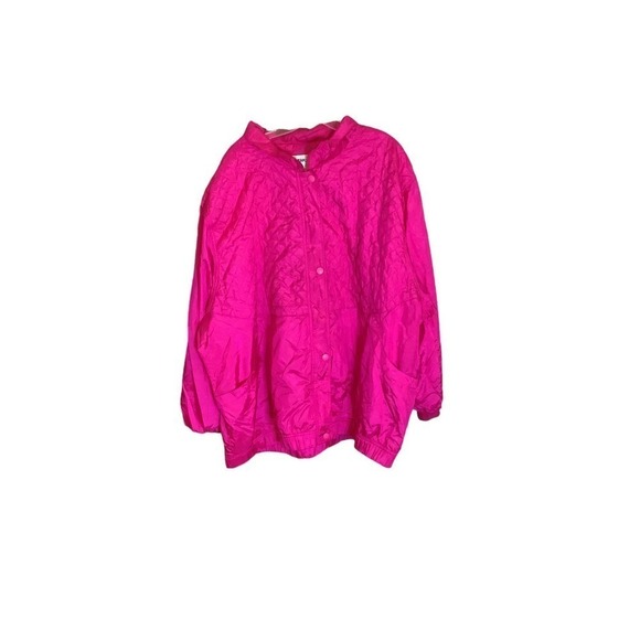 Vintage Pink Windbreaker Wear 2B Seen 4X - Picture 1 of 5
